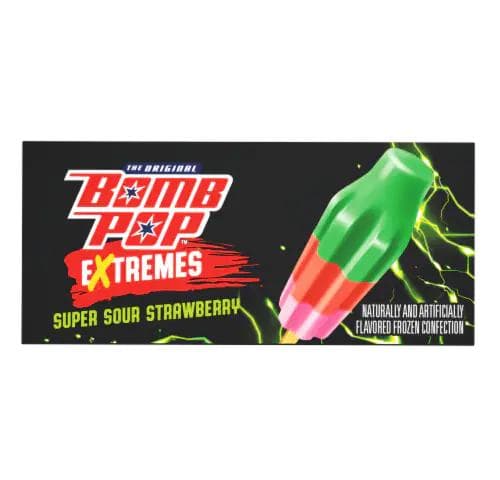 Strawberry Lemonade Bomb Pop - Bomb Pop ice cream treat