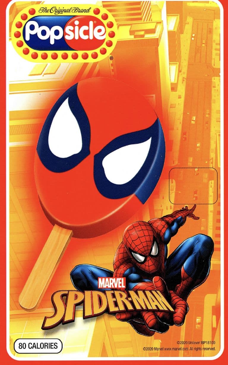 Spider-Man Character Pop - Popsicle ice cream treat