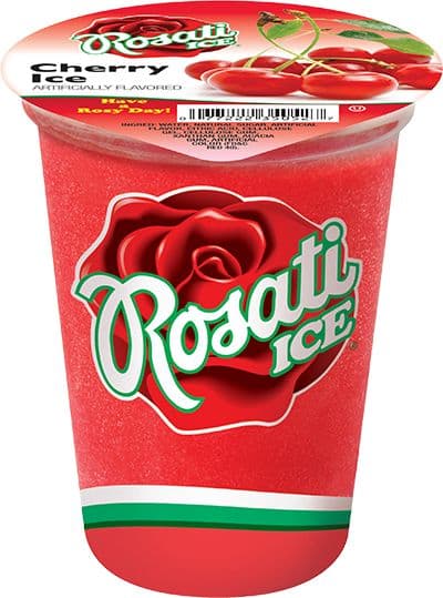 Cherry Italian Ice - Rosati Ice ice cream treat