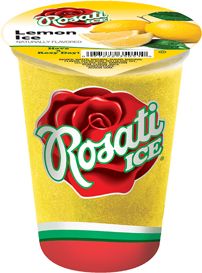 Lemon Italian Ice - Rosati Ice ice cream treat